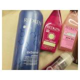 Redkin hair care products...