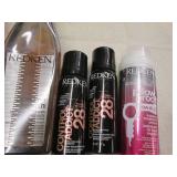 Redkin hair care products...