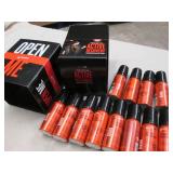 12 Active recovery spray cans...