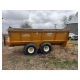 Kuhn Knight 8124 Manure Spreader Offsite