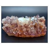Stunning Raw Citrine Geode Cluster Tea Light Candle Holder – Natural Crystal Decor. 2 lbs. /.909 g