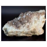 Natural Sparkling Druzy Crystal Cluster on Matrix – Rough Mineral Specimen.   2 lbs 9.4 oz / 1 kg 176 g.