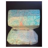 Vibrant Amazonite Specimen with Iron Oxide Inclusions & Black Tourmaline.  13.7 oz / 390 g.