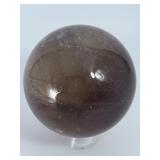 Stunning Natural Smoky Quartz Polished Sphere – Grounding Crystal Orb.   2 lbs 7.7 oz / 1 kg 127g.