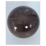 Stunning Natural Smoky Quartz Polished Sphere – Grounding Crystal Orb.   2 lbs 7.7 oz / 1 kg 127g.