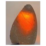 Stunning Natural Grey Banded Agate "Fortification" Accent Lamp.   2 lbs 1.7 oz / 958 g.