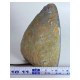 Stunning Natural Grey Banded Agate "Fortification" Accent Lamp.   2 lbs 1.7 oz / 958 g.