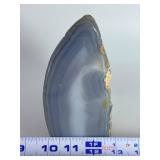 Stunning Natural Grey Banded Agate "Fortification" Accent Lamp.   2 lbs 1.7 oz / 958 g.