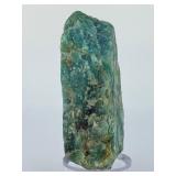 Natural Rough Amazonite Crystal Specimen – Vibrant Teal Blue-Green Feldspar.  12.5 0z / 357 g.