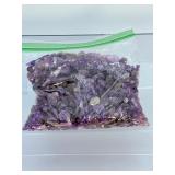 Stunning Natural Gemstone & Glass Bead Lot - Tree Agate, Amethyst & Chartreuse.   3 lbs 13.9 oz / 1 kg 756 g.