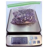 Stunning Natural Gemstone & Glass Bead Lot - Tree Agate, Amethyst & Chartreuse.   3 lbs 13.9 oz / 1 kg 756 g.