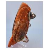 Iridescent Red Abalone Shell - Polished Mother of Pearl Display Piece.   15.7 oz / 446 g.