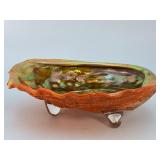 Iridescent Red Abalone Shell - Polished Mother of Pearl Display Piece.   15.7 oz / 446 g.