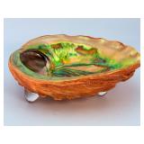 Iridescent Red Abalone Shell - Polished Mother of Pearl Display Piece.   15.7 oz / 446 g.