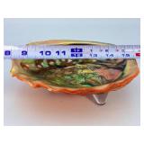 Iridescent Red Abalone Shell - Polished Mother of Pearl Display Piece.   15.7 oz / 446 g.