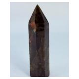 Flashy Labradorite Tower | Vibrant Blue & Copper-Orange Fire | 6-Sided Obelisk.   6 oz / 171 g.