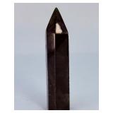 Flashy Labradorite Tower | Vibrant Blue & Copper-Orange Fire | 6-Sided Obelisk.   6 oz / 171 g.