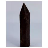 Flashy Labradorite Tower | Vibrant Blue & Copper-Orange Fire | 6-Sided Obelisk.   6 oz / 171 g.