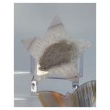 Seven-Piece Collector’s Set: Hand-Carved Agate Moon, Star, & Butterflies.   10.7 oz / 306 g.