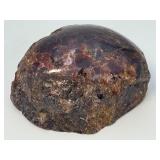 Top-Polished Natural Almandine Garnet Specimen – Deep Wine Red.   1 lb / 455 g