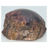 Top-Polished Natural Almandine Garnet Specimen – Deep Wine Red.   1 lb / 455 g