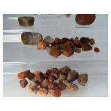 Large Lot of Raw Lake Superior Agates – Rough Tumbling Material.   1 lb 12 oz / 795 g.