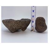 Authentic Hand-Carved Volcanic Stone Molcajete (Mortar & Pestle).   2 lbs 1.1 oz / 940 g.