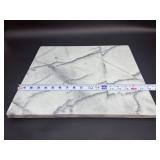 Professional Marble Pastry Set: 10" Rolling Pin & Matching 16x20 Pastry Board