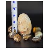 Exquisite Collection of Natural Madagascar Flower & Eye Agate Specimens.   15.2 oz / 432 g.