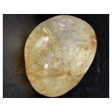 Stunning Natural Golden Rutilated Quartz Polished Specimen.   2.6 oz / 75 g.