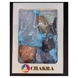 7-Piece Raw Chakra Crystal Healing Set – Natural Rough Gemstones with Box.   1 lb 4.8 oz / 590 g.