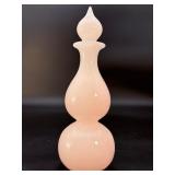 Large Solid Rose Quartz Double Gourd Carving – Natural Pink Crystal Hulu – Symbol of Love & Longevity.   3 lbs 10.2 oz / 1.652 kg.