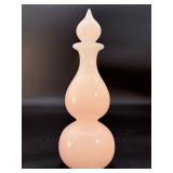 Large Solid Rose Quartz Double Gourd Carving – Natural Pink Crystal Hulu – Symbol of Love & Longevity.   3 lbs 10.2 oz / 1.652 kg.