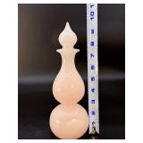 Large Solid Rose Quartz Double Gourd Carving – Natural Pink Crystal Hulu – Symbol of Love & Longevity.   3 lbs 10.2 oz / 1.652 kg.