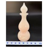 Large Solid Rose Quartz Double Gourd Carving – Natural Pink Crystal Hulu – Symbol of Love & Longevity.   3 lbs 10.2 oz / 1.652 kg.
