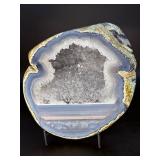 Stunning Las Choyas "Coconut" Geode Polished Matching Pair.   6 lbs 3.7 oz / 2.828 kg.