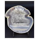 Stunning Las Choyas "Coconut" Geode Polished Matching Pair.   6 lbs 3.7 oz / 2.828 kg.