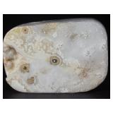 Druzy Quartz Geode Specimen with Banded Agate Base.   4 oz / 115 g.