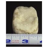 Druzy Quartz Geode Specimen with Banded Agate Base.   4 oz / 115 g.