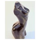 Stunning Hand-Carved Obsidian Torso Sculptures - Male & Female Set.   5.2 oz / 149 g.