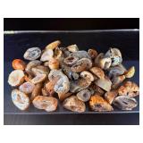 Bulk Lot of Natural Oco Agate Geodes - Sparkling Druzy Centers.   1 lb 9.8 oz / 732 g.