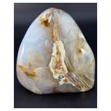 Stunning Polished Flower Agate Freeform – Natural Sakura Agate Specimen.   2 lb 5.1 oz / 1 kg 52 g.