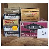 Miscellaneous 12 Gauge Shotgun Ammo Slug and 00 Buck