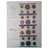 1976 US Mint Uncirculated Coin, 1977 US Mint Uncirculated Coin