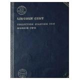 Book of Lincoln Head Cent Collection Starting 1941. Book is full.