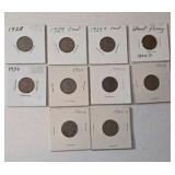 Wheat Pennies Mixed Dates (1928-1935)