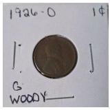 Error Coin - 1926D  "Woody" Penny
