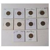 Wheat Pennies Mixed Dates (1936-1940)