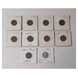 Wheat Pennies Mixed Dates (1938-1945)