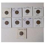Wheat Pennies Mixed Dates (1950-1954)